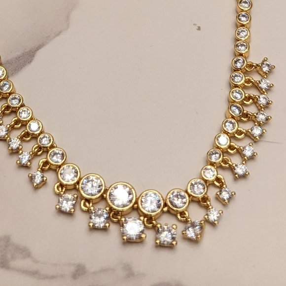 Anthropologie Beaded Crystal Necklace - Picture 5 of 5